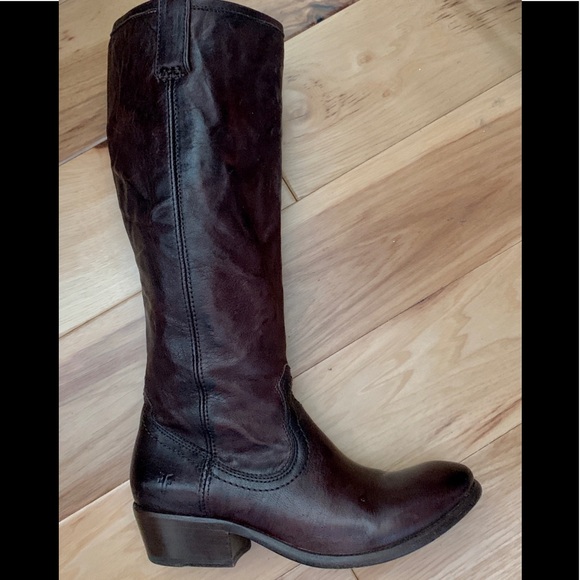 ❌SOLD❌FRYE Melissa Inside Zip Tall (7) - Picture 2 of 8